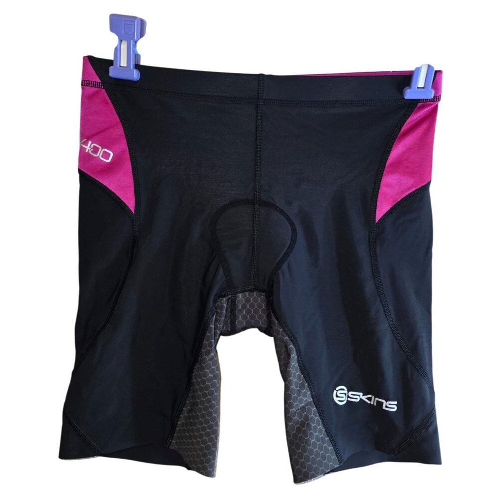Skins Womens‎ Triathlon Compression Shorts Black/Pink